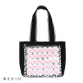 Japan Sanrio Tote Bag With Mascot Charm - Kuromi / Twin Idol - 5