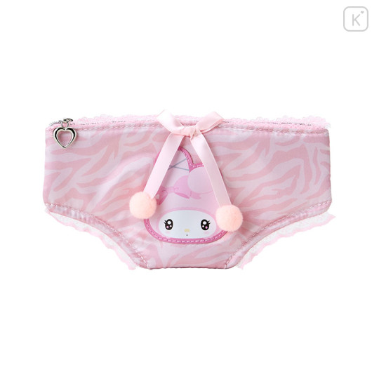 Japan Sanrio Flat Pouch - My Melody / Twin Idol Underwear-shaped - 1