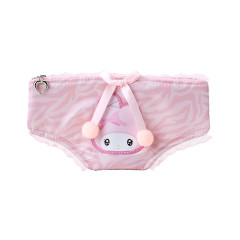 Japan Sanrio Flat Pouch - My Melody / Twin Idol Underwear-shaped