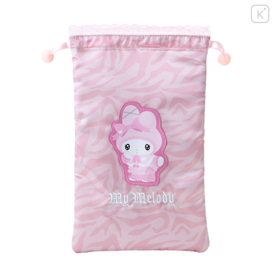 Japan Sanrio Drawstring Pouch - My Melody / Twin Idol - 1