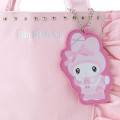 Japan Sanrio Tote Bag With Mascot Charm - My Melody / Twin Idol - 4