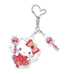 Japan Sanrio Acrylic Keychain - Hello Kitty / Tokimeki Magic Warrior Miracle Edition