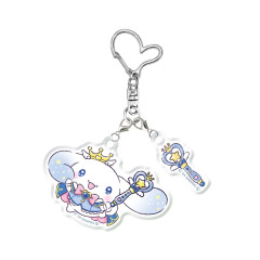 Japan Sanrio Acrylic Keychain - Cinnamoroll / Tokimeki Magic Warrior Miracle Edition