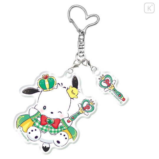 Japan Sanrio Acrylic Keychain - Pochacco / Tokimeki Magic Warrior Miracle Edition - 1