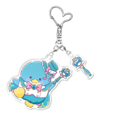 Japan Sanrio Acrylic Keychain - Tuxedo Sam / Tokimeki Magic Warrior Miracle Edition