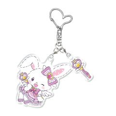 Japan Sanrio Acrylic Keychain - Wish Me Mell / Tokimeki Magic Warrior Miracle Edition