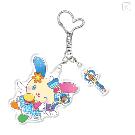 Japan Sanrio Acrylic Keychain - Usahana / Tokimeki Magic Warrior Miracle Edition - 1