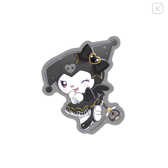 Japan Sanrio Big Sticker - Kuromi / Tokimeki Magic Warrior Miracle Edition - 1