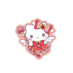 Japan Sanrio Big Sticker - Hello Kitty / Tokimeki Magic Warrior Miracle Edition