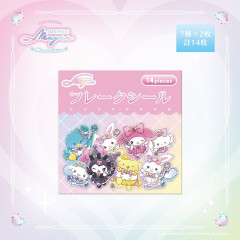 Japan Sanrio Flake Sticker Set - Tokimeki Magic Warrior Miracle Edition A