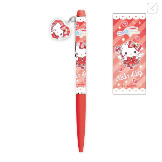 Japan Sanrio Mascot Ballpoint Pen - Hello Kitty / Tokimeki Magic Warrior Miracle Edition - 1