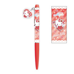 Japan Sanrio Mascot Ballpoint Pen - Hello Kitty / Tokimeki Magic Warrior Miracle Edition