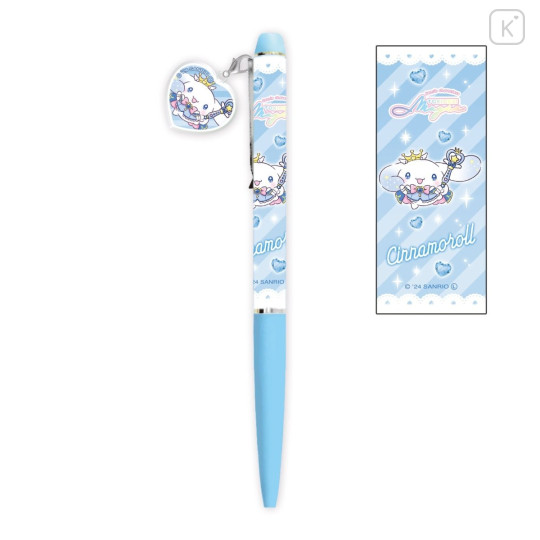 Japan Sanrio Mascot Ballpoint Pen - Cinnamoroll / Tokimeki Magic Warrior Miracle Edition - 1