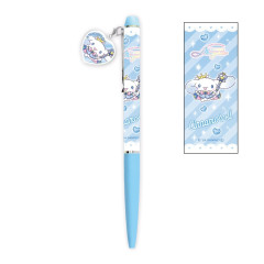 Japan Sanrio Mascot Ballpoint Pen - Cinnamoroll / Tokimeki Magic Warrior Miracle Edition