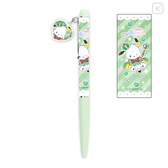 Japan Sanrio Mascot Ballpoint Pen - Pochacco / Tokimeki Magic Warrior Miracle Edition - 1