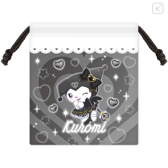 Japan Sanrio Drawstring Pouch - Kuromi : Tokimeki Magic Warrior Miracle Edition - 1