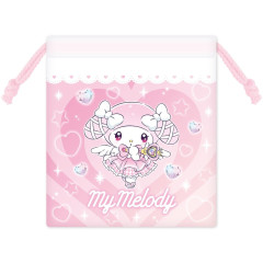 Japan Sanrio Drawstring Pouch - My Melody / Tokimeki Magic Warrior Miracle Edition