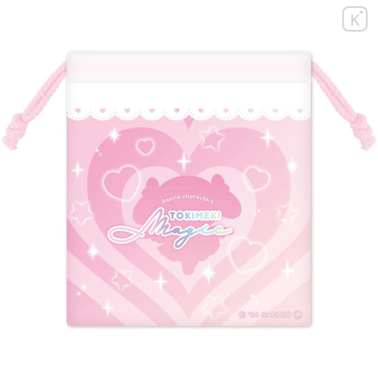 Japan Sanrio Drawstring Pouch - My Melody / Tokimeki Magic Warrior Miracle Edition - 2