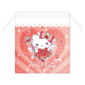 Japan Sanrio Drawstring Pouch - Hello Kitty / Tokimeki Magic Warrior Miracle Edition - 2