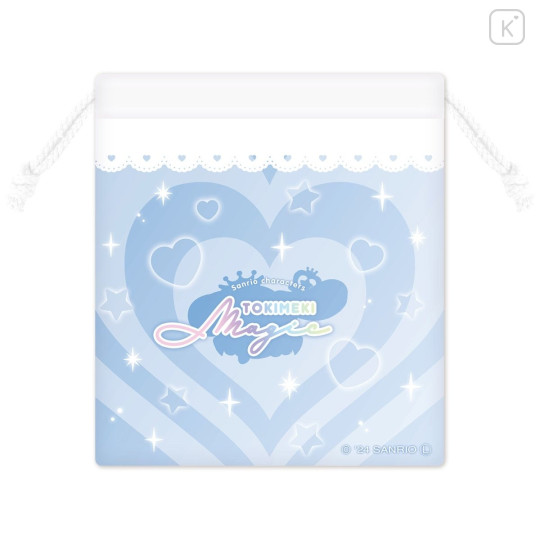 Japan Sanrio Drawstring Pouch - Cinnamoroll / Tokimeki Magic Warrior Miracle Edition - 2