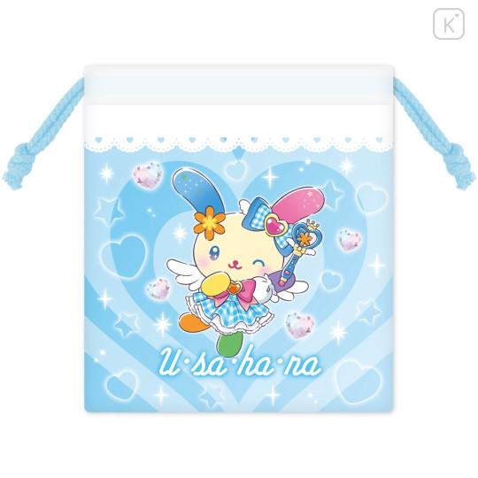 Japan Sanrio Drawstring Pouch - Usahana / Tokimeki Magic Warrior Miracle Edition - 1