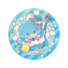 Japan Sanrio Big Can Badge - Tuxedosam / Tokimeki Magic Warrior Miracle Edition