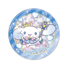 Japan Sanrio Big Can Badge - Cinnamoroll / Tokimeki Magic Warrior Miracle Edition