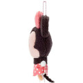 Japan Disney Fluffy Plush Keychain - Minnie Mouse / Yululun - 2