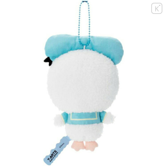 Japan Disney Fluffy Plush Keychain - Donald Duck / Yululun - 3