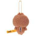 Japan Disney Fluffy Plush Keychain - Chip / Yululun - 3