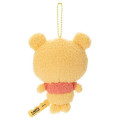 Japan Disney Fluffy Plush Keychain - Pooh / Yululun - 3