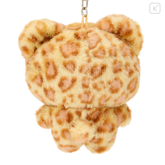 Japan Sanrio Original Mascot Keychain - Hello Kitty : Leopard Bear Yellow - 3