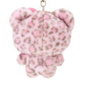 Japan Sanrio Original Mascot Keychain - Hello Kitty : Leopard Bear Pink - 3