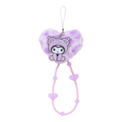 Japan Sanrio Original Strap - Kuromi / Leopard Bear