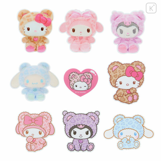 Japan Sanrio Original Sticker Set - Leopard Bear - 2