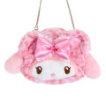 Japan Sanrio Original Face-shaped 2way Pochette - My Melody / Leopard Bear - 2