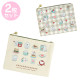 Japan Sanrio Original Flat Pouch Set - Hanamaruobake : Always Together