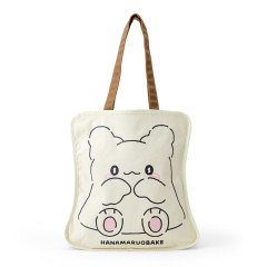 Japan Sanrio Original Character-shaped Tote Bag - Hanamaruobake / Always Together