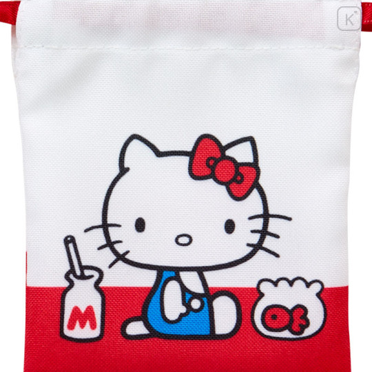 Japan Sanrio Mini Drawstring Pouch - Hello Kitty 50th Anniversary 1974 - 3