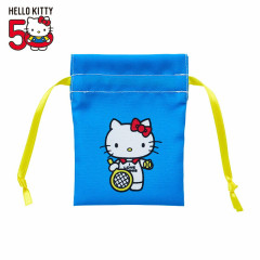 Japan Sanrio Mini Drawstring Pouch - Hello Kitty 50th Anniversary 1980