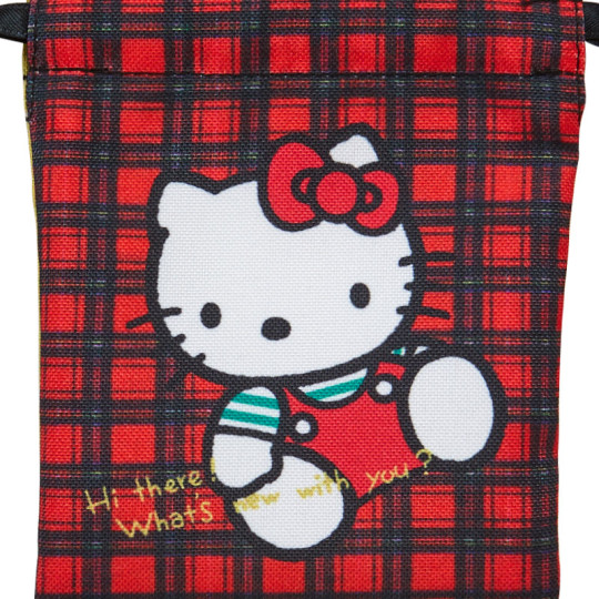 Japan Sanrio Mini Drawstring Pouch - Hello Kitty 50th Anniversary 1988 - 3