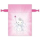 Japan Sanrio Mini Drawstring Pouch - Hello Kitty 50th Anniversary 1999