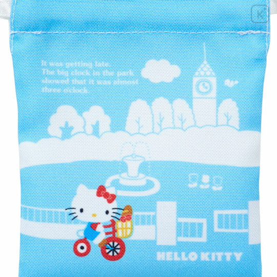 Japan Sanrio Mini Drawstring Pouch - Hello Kitty 50th Anniversary 2002 - 3