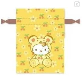 Japan Sanrio Mini Drawstring Pouch - Hello Kitty 50th Anniversary 2005 - 1