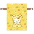 Japan Sanrio Mini Drawstring Pouch - Hello Kitty 50th Anniversary 2005 - 1