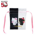 Japan Sanrio Mini Drawstring Pouch - Hello Kitty 50th Anniversary 2007 - 1