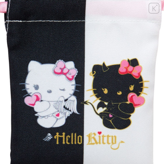 Japan Sanrio Mini Drawstring Pouch - Hello Kitty 50th Anniversary 2007 - 3