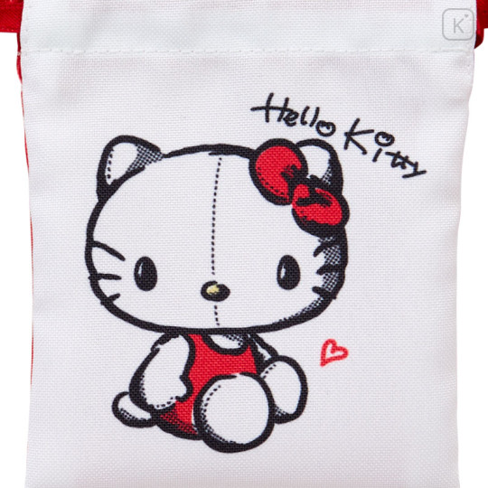 Japan Sanrio Mini Drawstring Pouch - Hello Kitty 50th Anniversary 2018 - 3