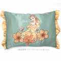 Japan Disney Silky Touch Pillow Cover - Belle / Flower - 2