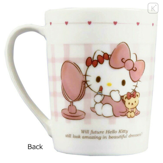 Japan Sanrio Porcelain Mug - Hello Kitty & Tiny Chum : 50th Anniversary - 2